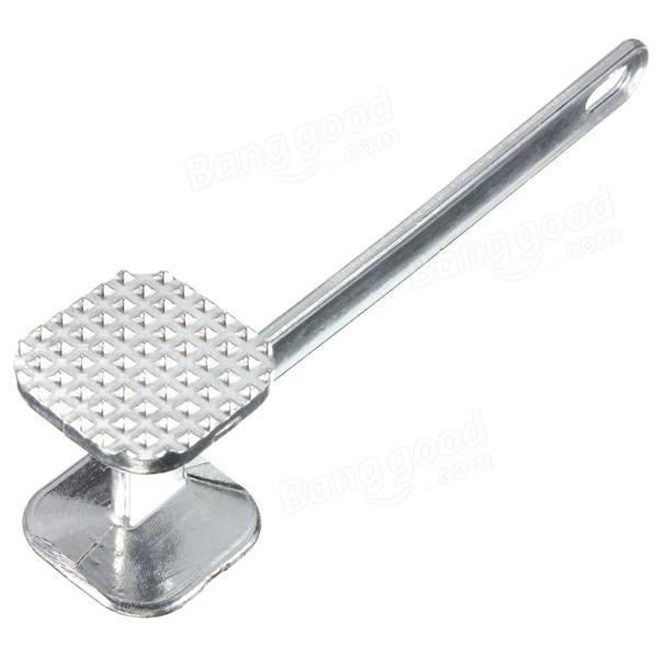 Aluminum double sided steak hammer