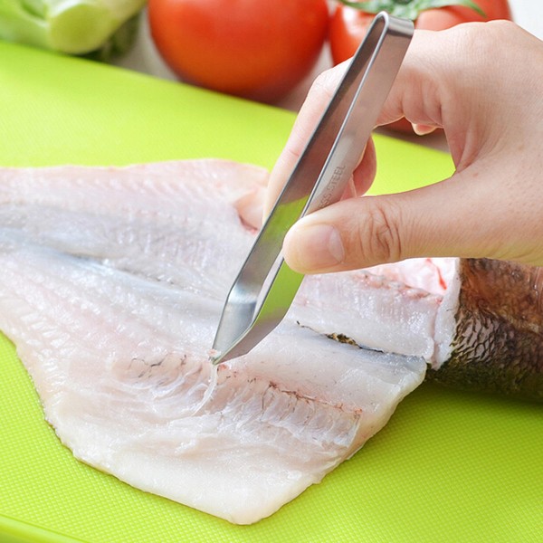 Stainless steel fish bone remover