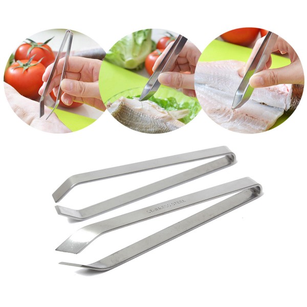 Stainless steel fish bone remover