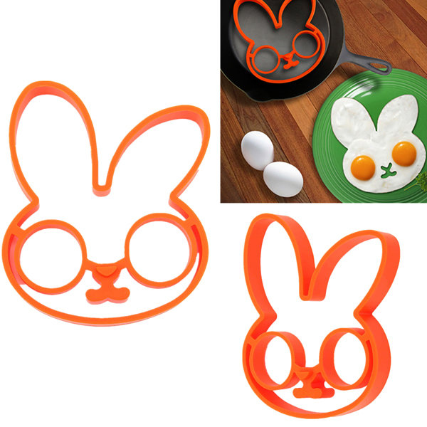 Silicone rabbit cooking mould