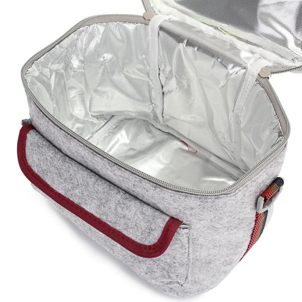 An insulated lunch storage box