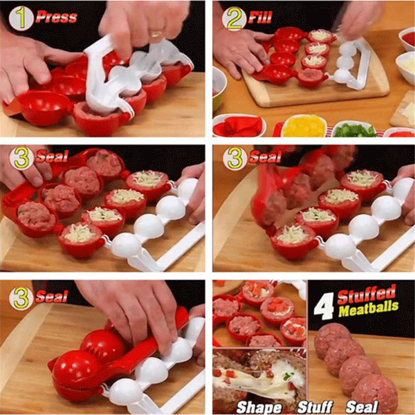 DIY utility fish ball mould