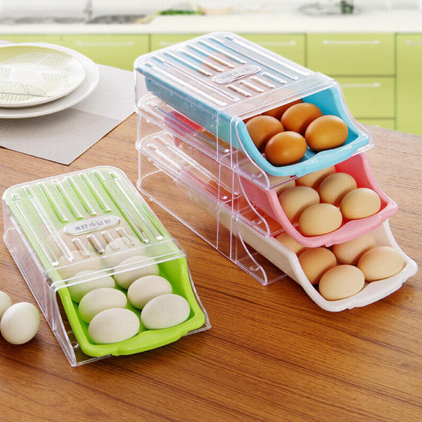 The refrigerator can stack egg storage boxes