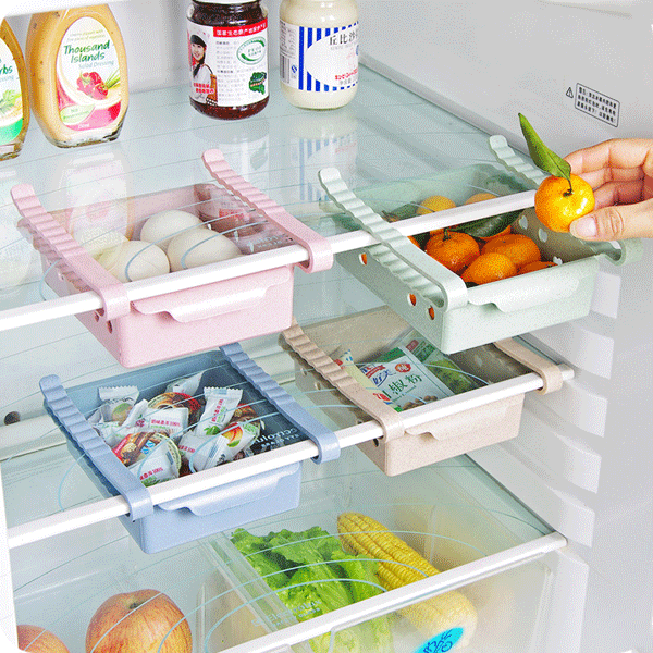 Refrigerator drawer rack