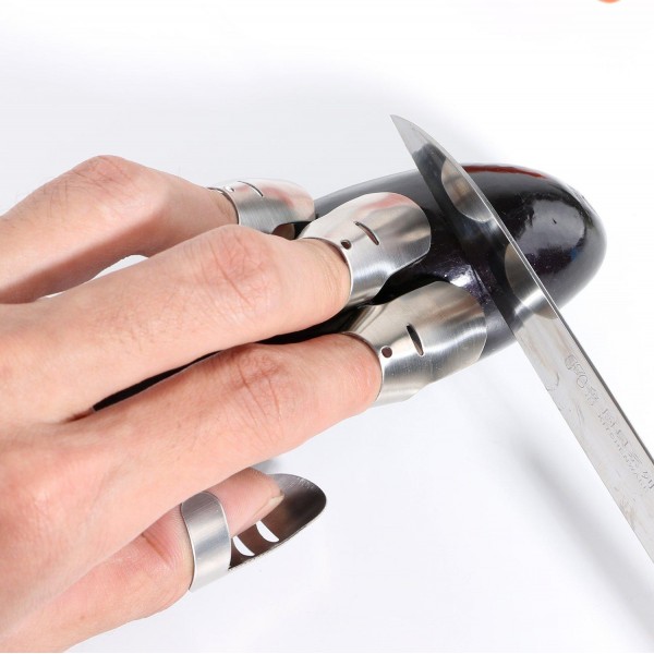 Stainless steel finger protector