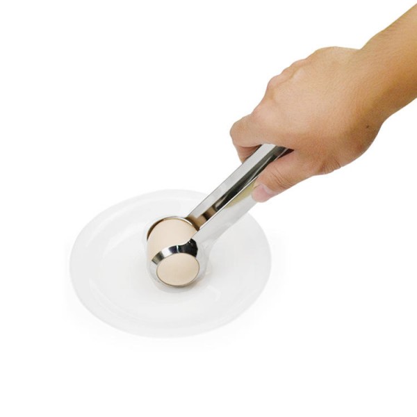 Stainless steel scale-proof egg-boiling forceps