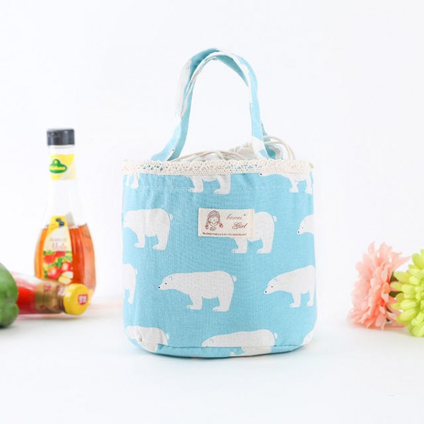 Bento lunch box carrier bag