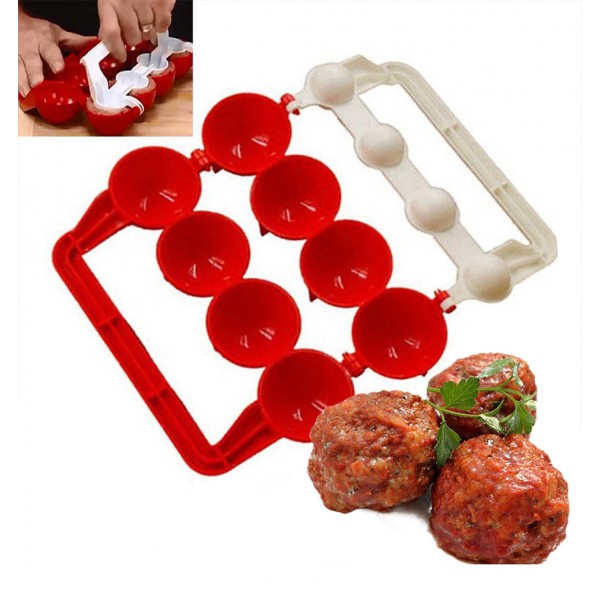 DIY stuffed meatball making tool