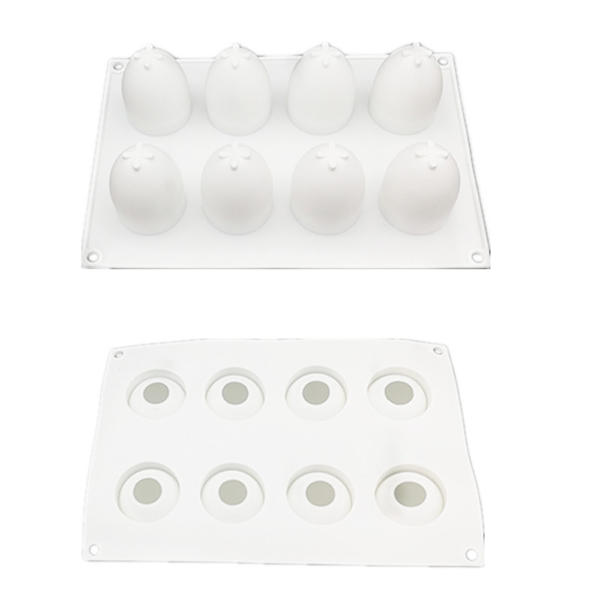 Silicone Easter egg baking tray