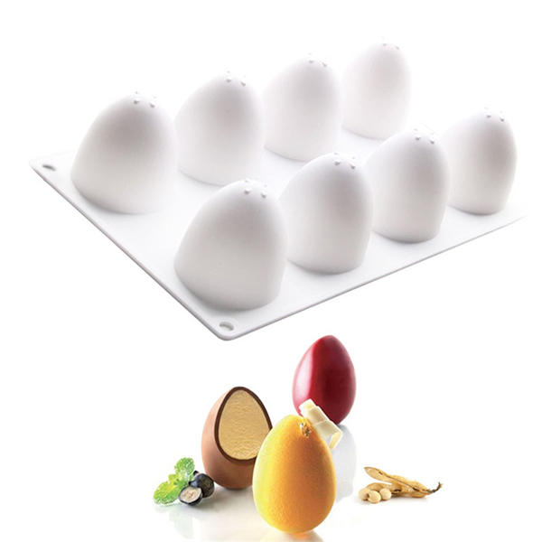 Silicone Easter egg baking tray