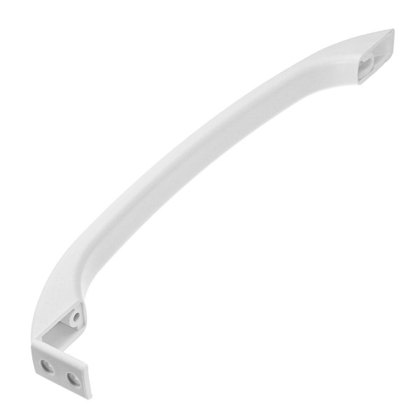 White refrigerator door handles