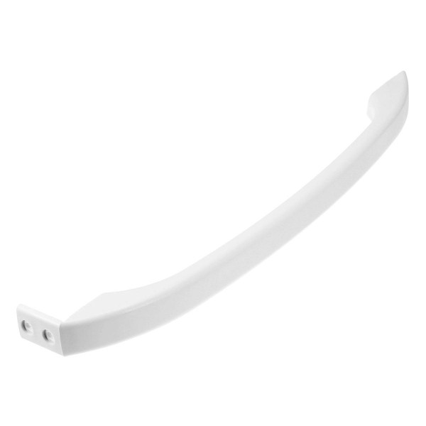 White refrigerator door handles