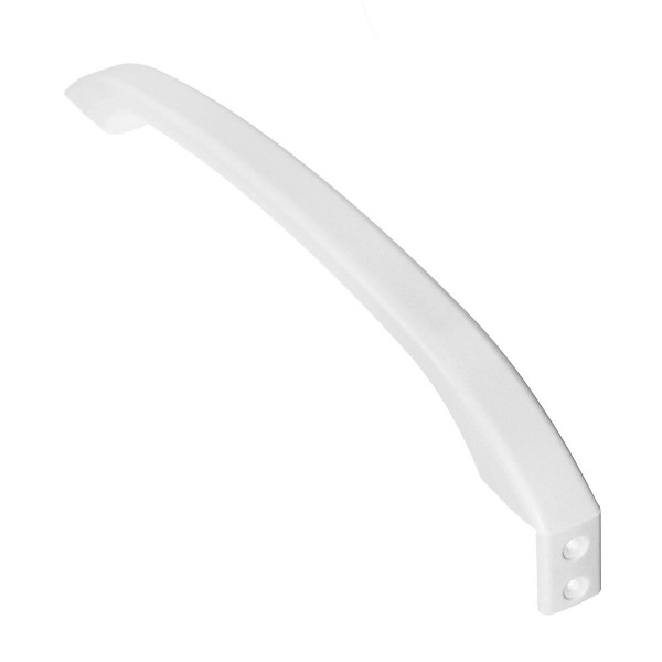 White refrigerator door handles