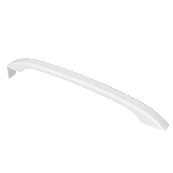 White refrigerator door handles