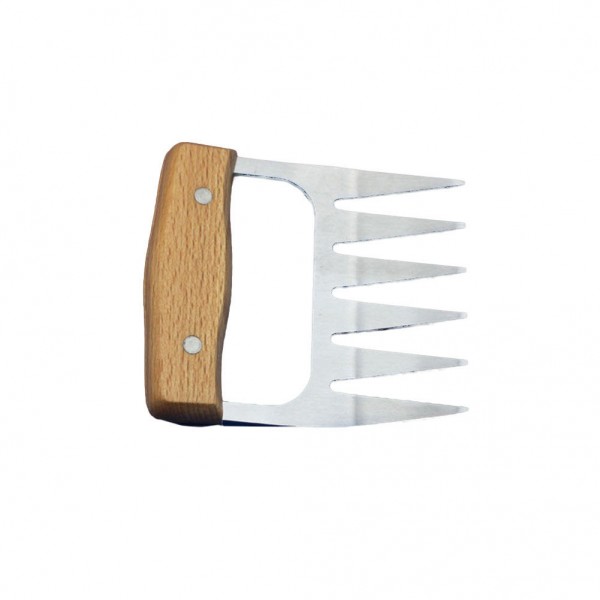 Stainless steel barbecue fork