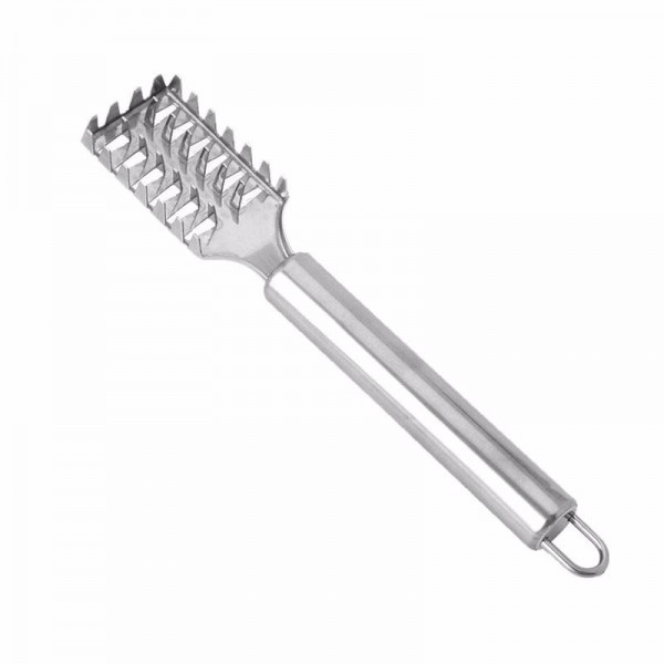 Stainless steel fish scale remover