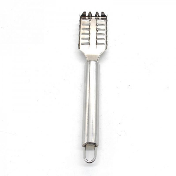 Stainless steel fish scale remover