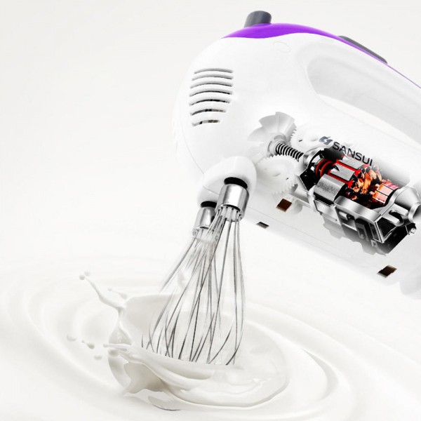 Hand-held electric egg beater